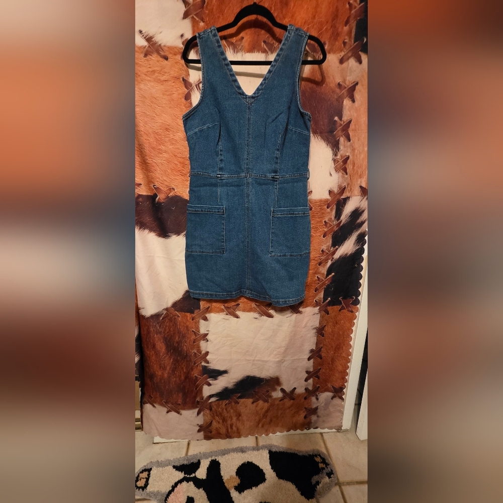Denim Pocket Dress